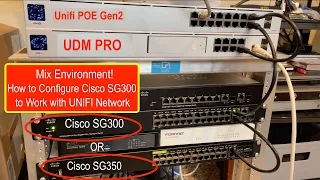 How to Configure Cisco Switch SG300 with Unifi Network Dream Machine Pro w Unifi POE Switch Gen2