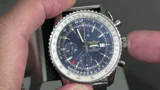 Setting the time and date on the Breitling Navitimer GMT