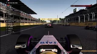 F1 2017 mega crash