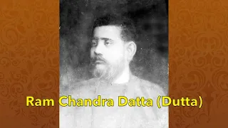Ram Chandra Datta (Dutta) with Swami Satyamayananda
