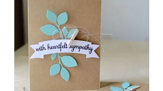 Virtual Smooches: Sympathy CAS card set