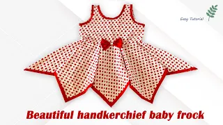 Handkerchief Baby Frock Cutting and Stitching, Handkerchief Baby Frock Design
