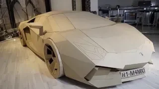 Lamborghini Aventador из картона!!!