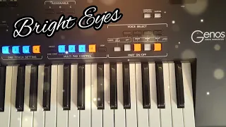 Bright Eyes - Cover by Yamaha Genos Keyboard Music Ballad Relaxing