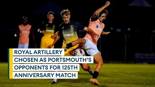 Royal Artillery v Portsmouth Academy | GOALS | Pitchside Cam | Portsmouth's 125th Anniversary match