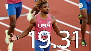 🔥Noah Lyles BREAKS the American record! Wins 200m FINAL 19.31