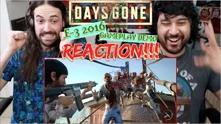 DAYS GONE - E3 Gameplay Demo | REACTION!!!