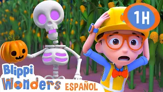 ¡Pánico de Halloween! | Blippi Wonders | Caricaturas para niños | Videos educativos para niños