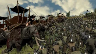 Faramir's Rangers Ambush Haradrim Army | 10,000 Unit Lord Of The Rings Cinematic Battle