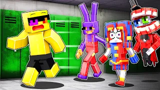 Escaping from The AMAZING DIGITAL CIRCUS In Minecraft!