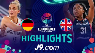 Germany 🇩🇪 vs Great Britain 🇬🇧 | J9 Highlights | FIBA #EuroBasketWomen 2023
