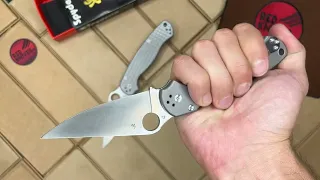 Spyderco Paramilitary 2 + FRAG версия (Титан) Реплика - обзор