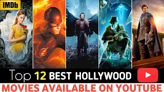 Top 12 Great, Hollywood Hindi Dubbed Movies || Available On YOUTUBE,