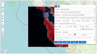 Leafmap new feature - Searching and visualizing open geospatial datasets interactively