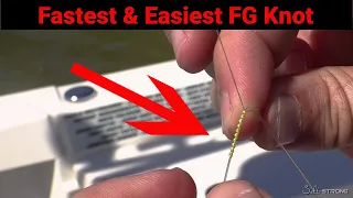 THE FG KNOT "PINKY METHOD" (fastest way to tie the FG Knot)