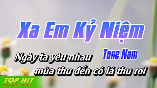 Xa Em Kỷ Niệm Karaoke Tone Nam | Nhạc Sống Mới Dễ Hát TOP HIT KARAOKE