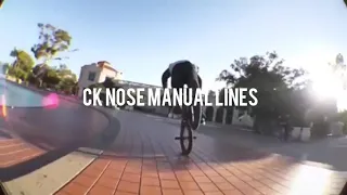 Chad Kerley bmx Nose Manual lines