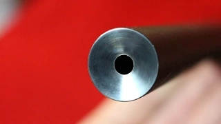 How to Crown a Barrel With 11 Degree Target Crown On A Logan Lathe-Gunsmith