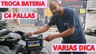 COMO TROCA BATERIA CITROÊN C4 PALLAS TODOS CORRETAMENTE