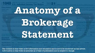 How to interpret a brokerage statement (and put the information from it on your tax return)