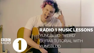 YUNGBLUD - Weird (Guitar Tutorial with YUNGBLUD)