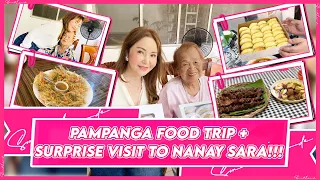 THE EATGURL: PAMPANGA FOOD TRIP + SURPRISING MY OLDEST FAN, NANAYSARA!  | Small Laude