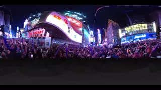 First Ever 360 Times Square New Year's Eve Ball Drop 2016