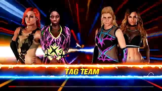 WWE Smackdown FastLane 2018 Becky Lynch & Naomi vs Natalya & Carmella