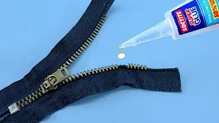 Tailors Don't Want You To Know This Method! Fix Broken Zipper in 2 Minutes