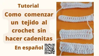Cómo comenzar un tejido crochet ¡sin cadenetas!