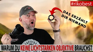 Warum du keine lichtstarken Objektive benötigst und wo der Irrtum liegt. Fotografieren lernen