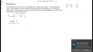 Two lens example problem 3
