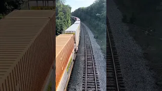 Railroad train locomotive overview 40 mph
