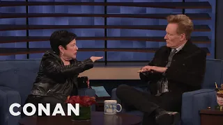 Kathy Bates Recommends A Pot Strain For Conan | CONAN on TBS
