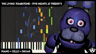 The Living Tombstone - Five Nights at Freddy's | Piano + Cello + Drums Cover, free sheet