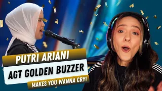 PUTRI ARIANI- receives the GOLDEN BUZZER | Auditions | AGT 2023 | REACTION!!