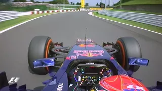 Max Verstappen's First Flying Lap in F1 | 2014 Japanese Grand Prix