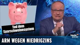 Wer ist schuld am Niedrigzins-Elend? | heute-show vom 15.11.2019