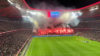 Champions League Anthem + Entrance || FC Bayern Munich vs FC Arsenal 1:0 || Allianz Arena