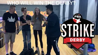 STRIKE DERBY BOWLING CHALLENGE | Who’s gonna win?