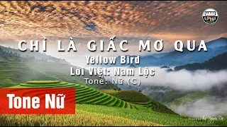 Karaoke Chỉ Là Giấc Mơ Qua, Yellow Bird | Tone Nữ (C)