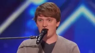 America's Got Talent 2016 Audition - Ryan Beard Homeschooled Singer Charms Ladies Humorous new tune