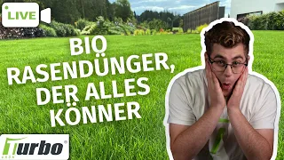 Bio Rasendünger, der alles Könner | Rasen Q & A | Turbogrün Livestream🔴