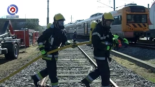 Simulacro de Acidente Ferroviário em Vila Franca das Naves - Trancoso