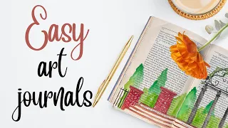 Easy ways to make a glue book (or a simple art journal)