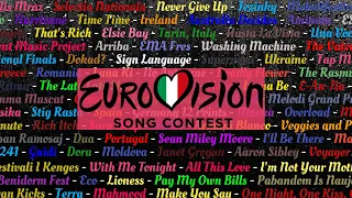 Eurovision 2022: National Final Season - Top 50 (As Of 24/01/22)