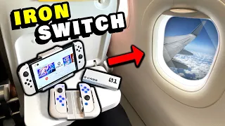 Viajé en AVIÓN con Esta INCREÍBLE Nintendo Switch 😱 (Patentada por Tony Stark)