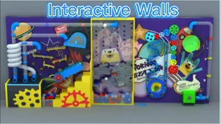 Inspire your kids logic--kids playground indoor equipment interactive  game wall balls games