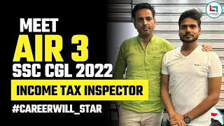 SSC CGL 2022 Topper AIR 3 Nitin Kumar with Rakesh Yadav Sir(SSC CGL Rank 3 Interview)Careerwill App