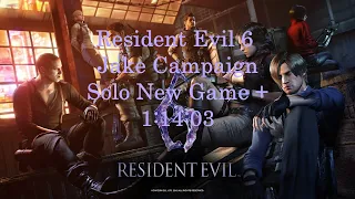 [PC] Resident Evil 6 Jake New Game + Speedrun World Record (1:14:03)
